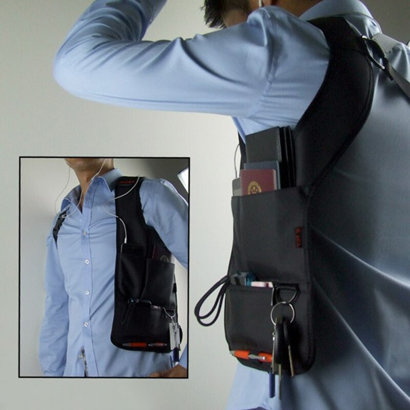 X10-Sac à bandoulière antivol caché