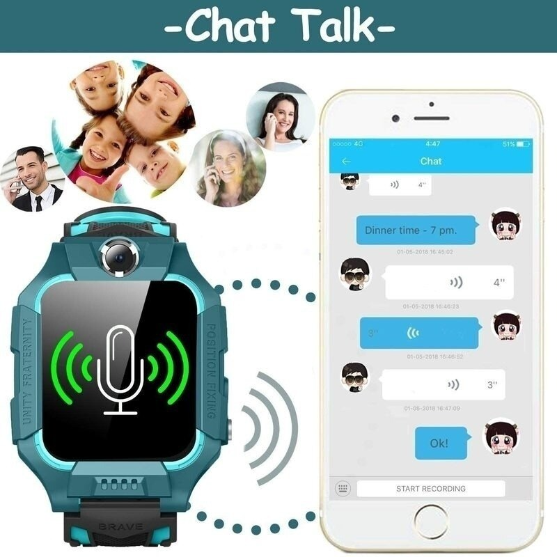 GPS Smartwatch de suivi pour les enfants