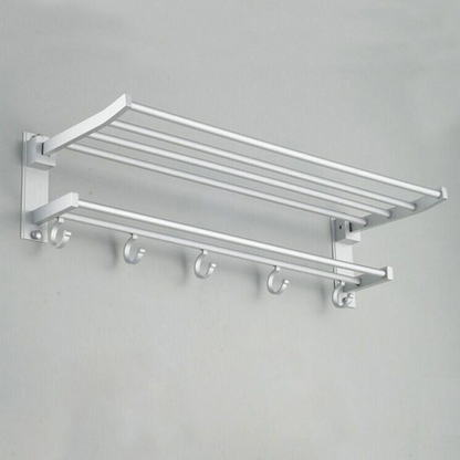 Porte-serviettes mural en aluminium