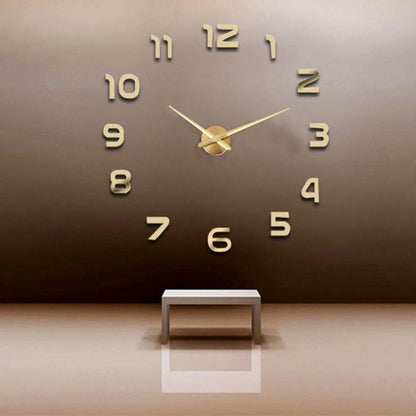 Grande horloge murale 3D
