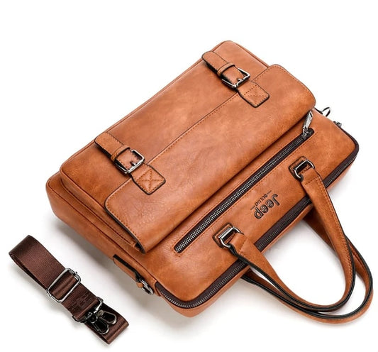 Mallette RZIN Executive Vintage – Mallette business élégante pour PC & travail